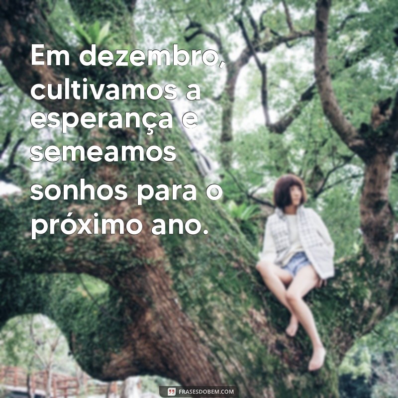 Frases Inspiradoras para Celebrar Dezembro: Reflexões e Mensagens para o Fim do Ano 