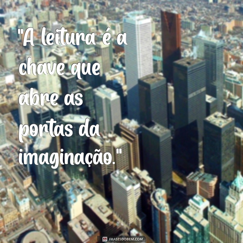 a leitura frases 