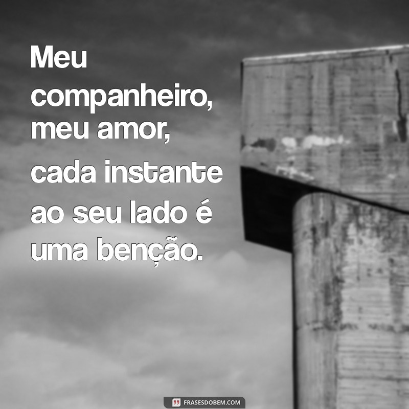 Meu Companheiro, Meu Amor: A Importância do Amor e da Amizade em Relacionamentos 