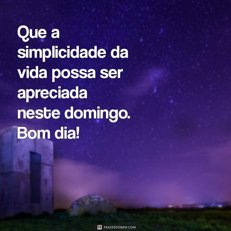 Bom Dia de Domingo Abençoado: Frases Inspiradoras para Começar a Semana 