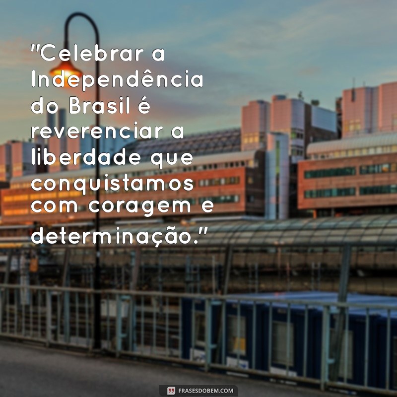 texto para o dia da independência do brasil 