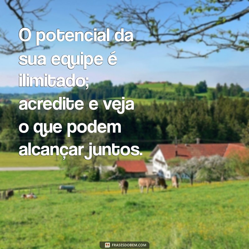 Frases Motivacionais para Inspirar e Fortalecer sua Equipe 