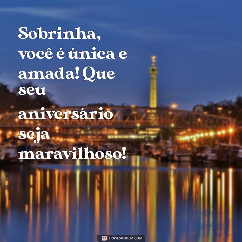 Mensagens Emocionantes de Feliz Aniversário para Sobrinha Especial 