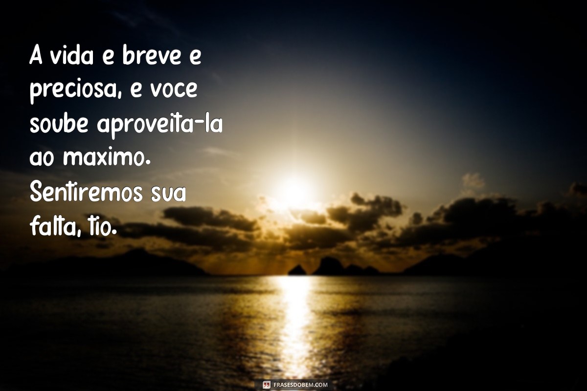 Como Escrever uma Mensagem de Falecimento para um Tio: Exemplos e Dicas 