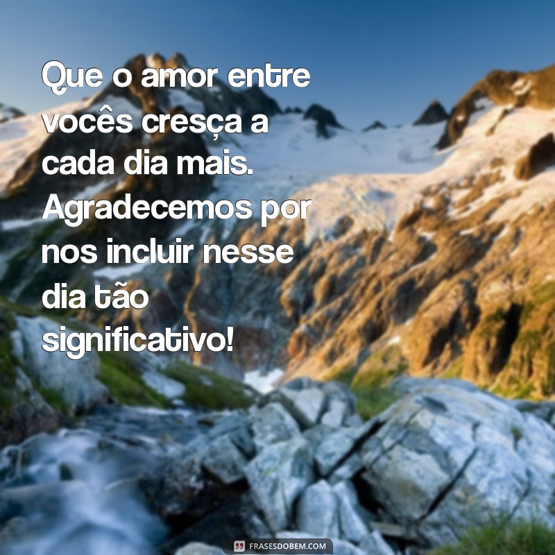 Mensagens Inspiradoras de Agradecimento dos Padrinhos de Casamento para os Noivos 