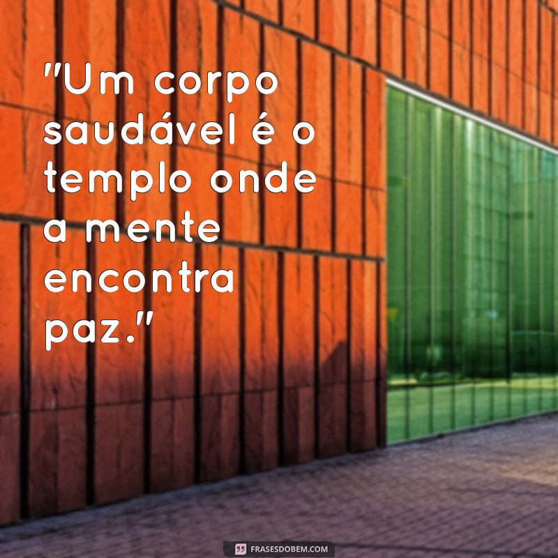 corpo saudável 