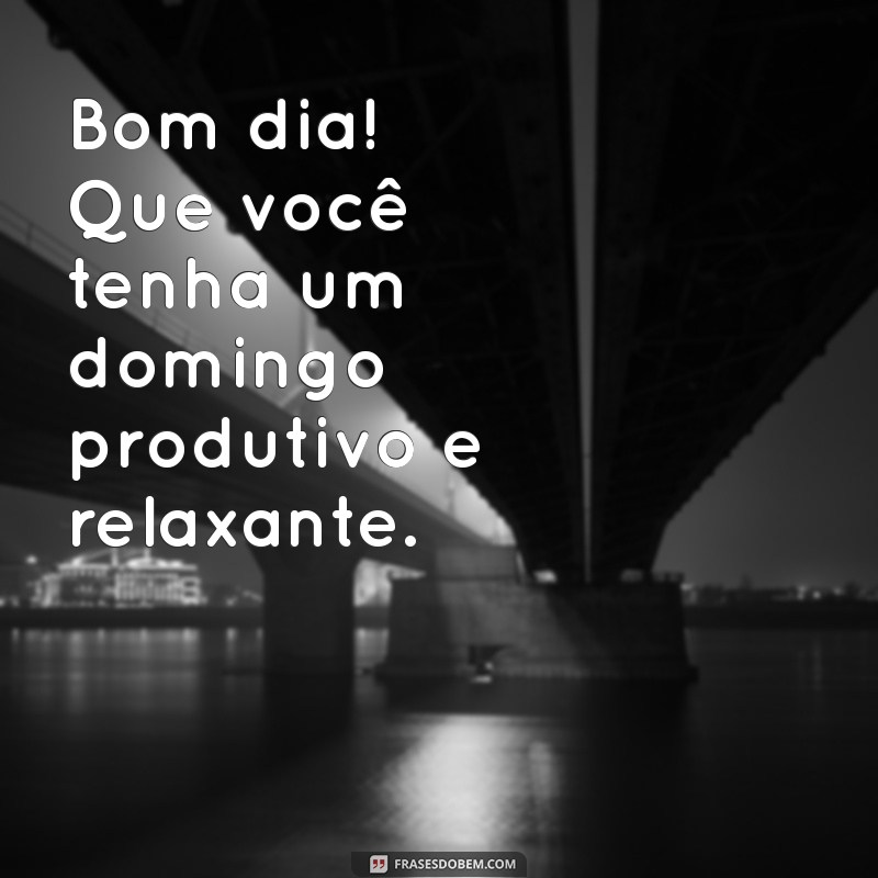 50 Mensagens de Bom Dia para Domingo: Inspire Seus Amigos no WhatsApp 