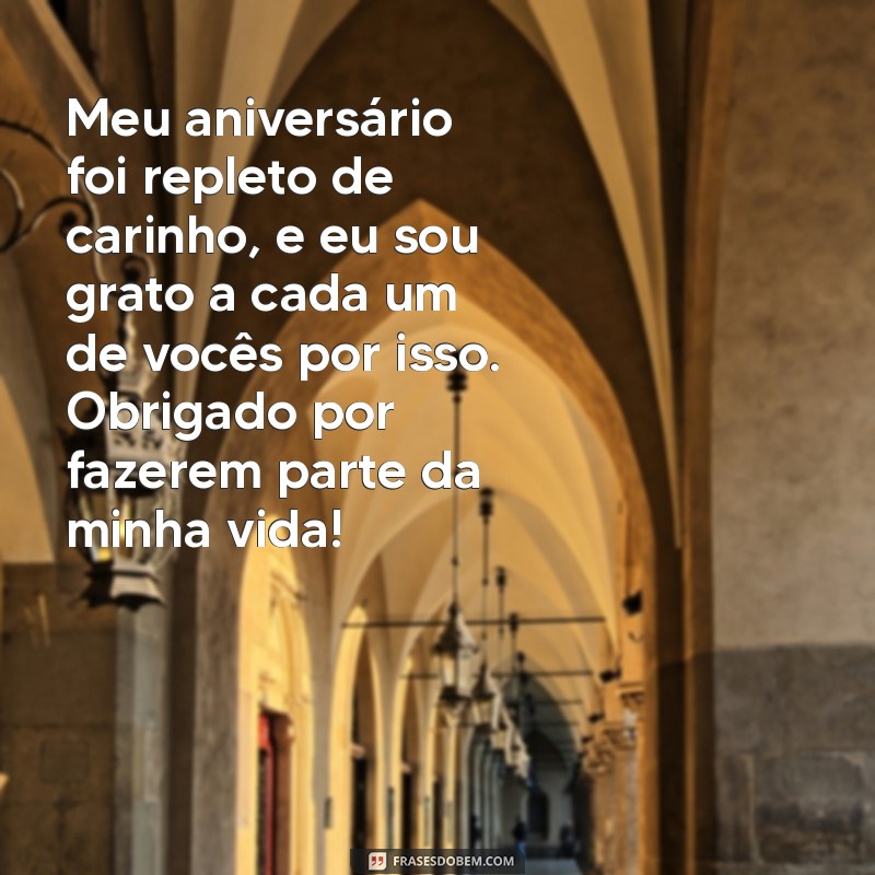 Mensagens de Agradecimento: Como Expressar Gratidão pelo Carinho no Aniversário 