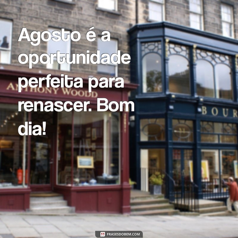 Agosto: Frases Inspiradoras para Começar o Dia com Boa Energia 