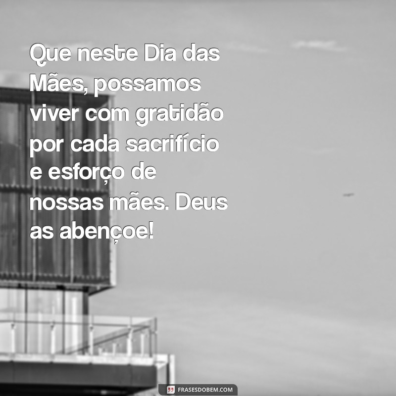 Mensagens Inspiradoras para o Dia das Mães na Igreja Católica 