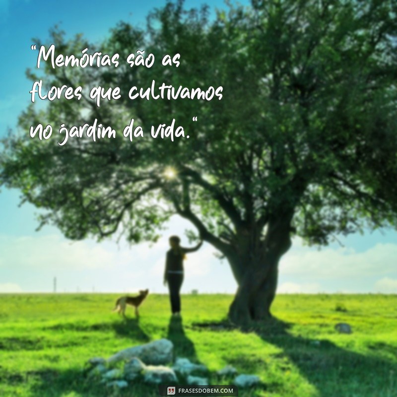 mensagem sobre memorias 