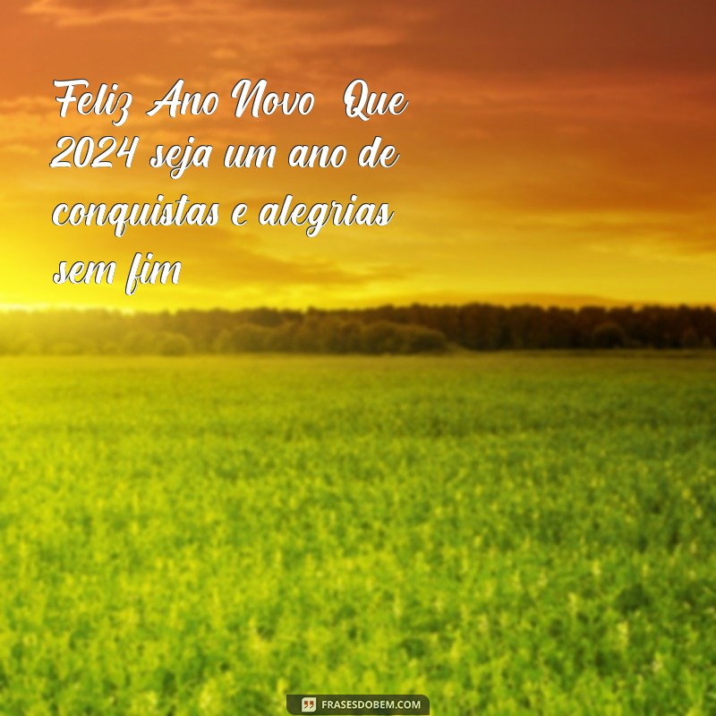 Frases Inspiradoras para Celebrar o Ano Novo 2024 