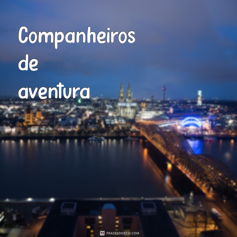 grupos amizade Companheiros de aventura