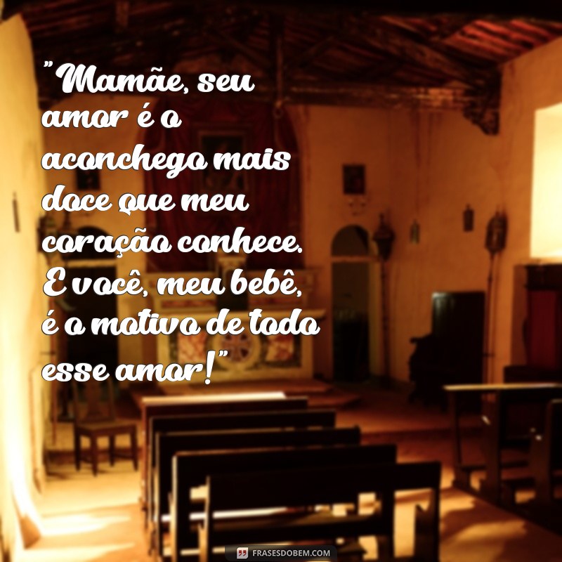 mensagem para mamae e bebe 