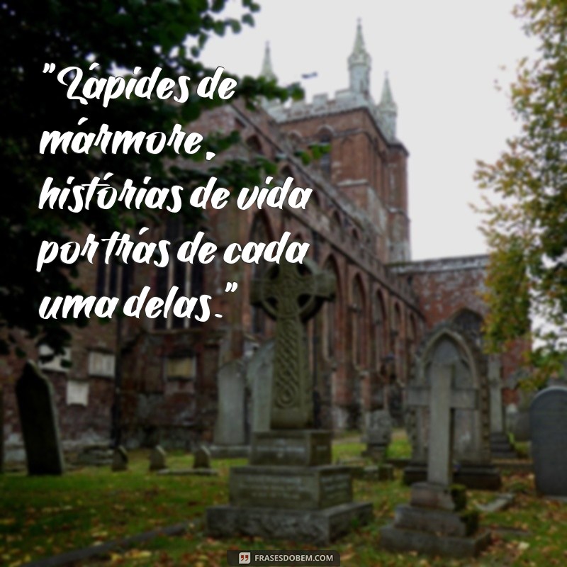 fotos de cemiterio com frases 