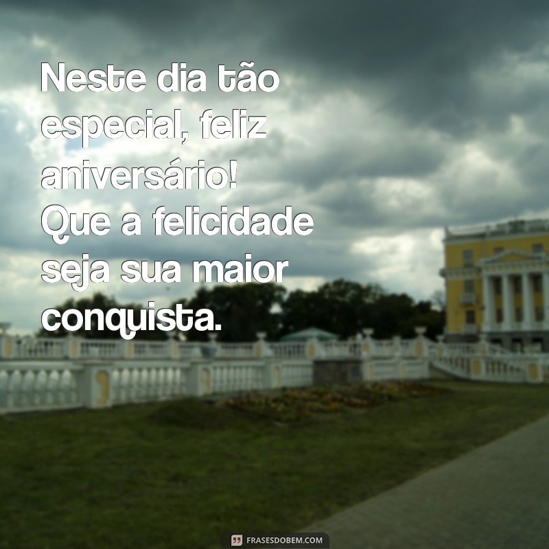 Mensagem de Aniversário: Desejos de Felicidade para o Meu Amor 