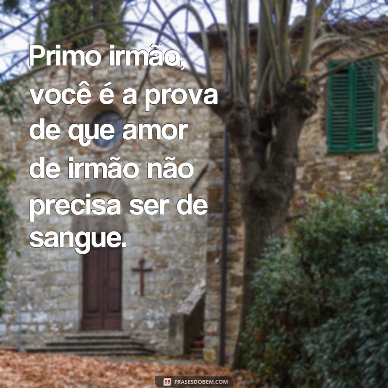 Descubra as melhores frases para expressar o amor pelo seu primo irmão 