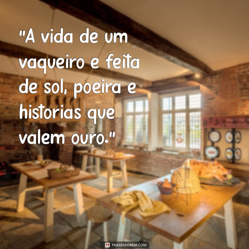 frases para vaqueiro 