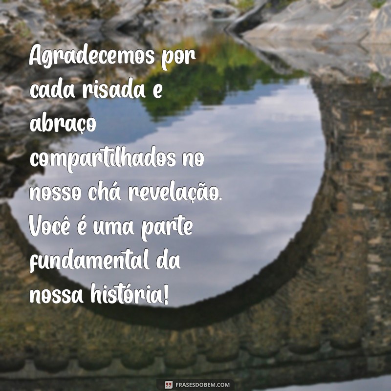 Mensagens de Agradecimento para Chá Revelação: Inspirações e Exemplos 