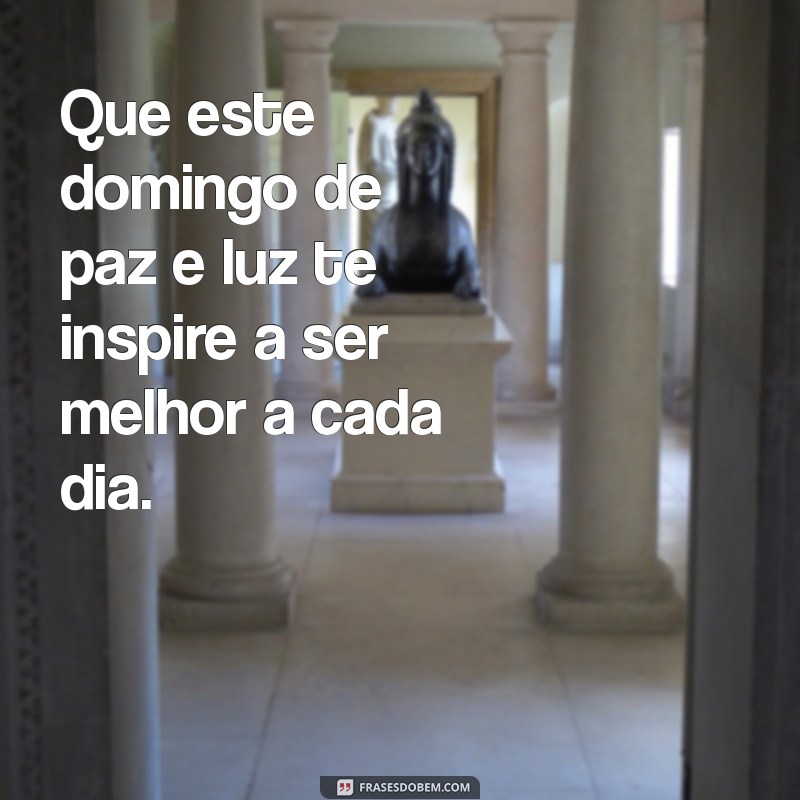 Bom Dia, Domingo: Encontre Paz e Luz para um Novo Começo 