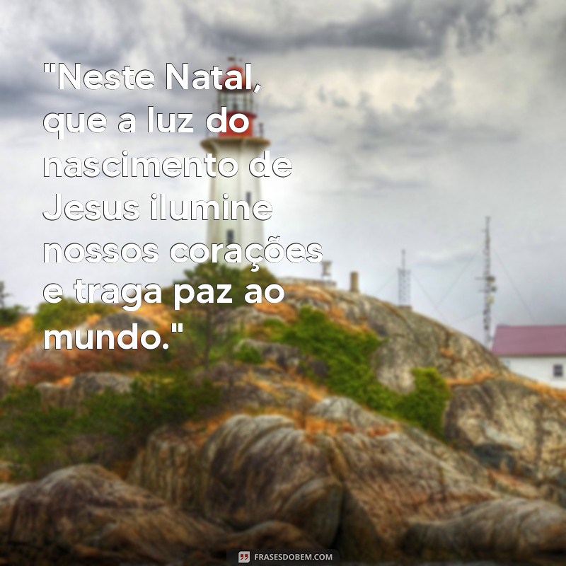 nascimento de jesus natal mensagem 