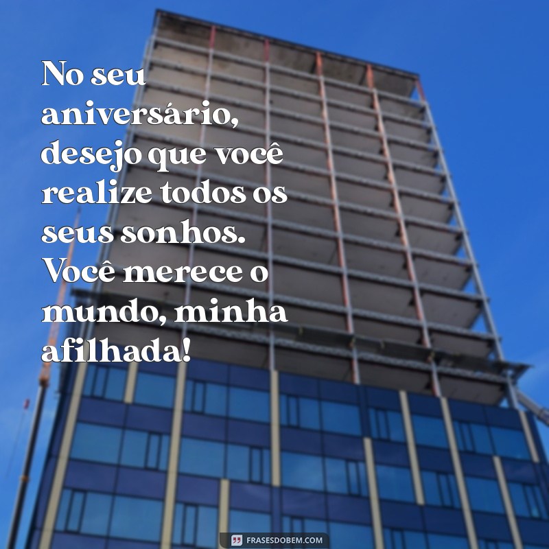 Mensagens Emocionantes para Aniversário de Afilhada: Celebre com Amor 