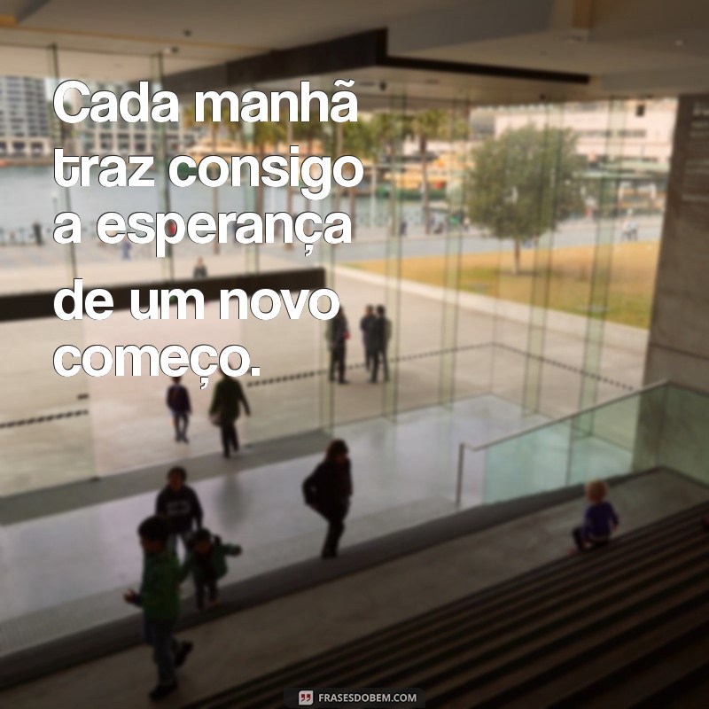 Frases Inspiradoras: Enquanto Há Vida, Há Esperança 