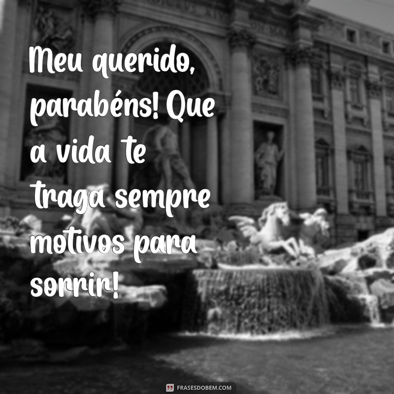 Mensagens de Parabéns para o Meu Querido: Celebre com Amor e Carinho 