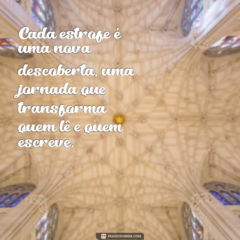 Entenda o Significado de Estrofe: Definição e Exemplos para Poemas 