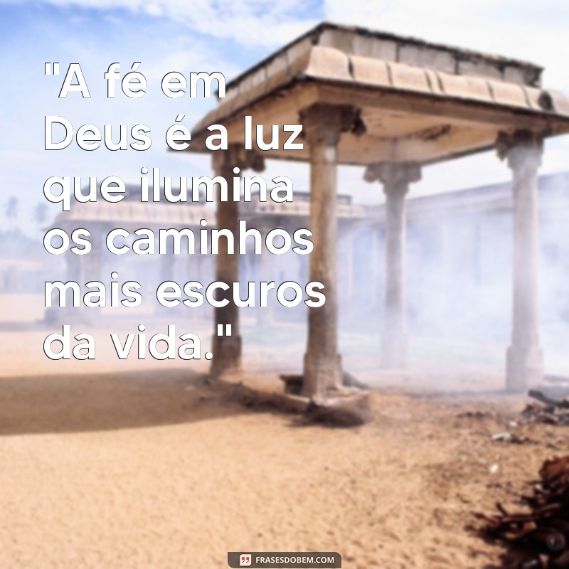 fé em deus frases 