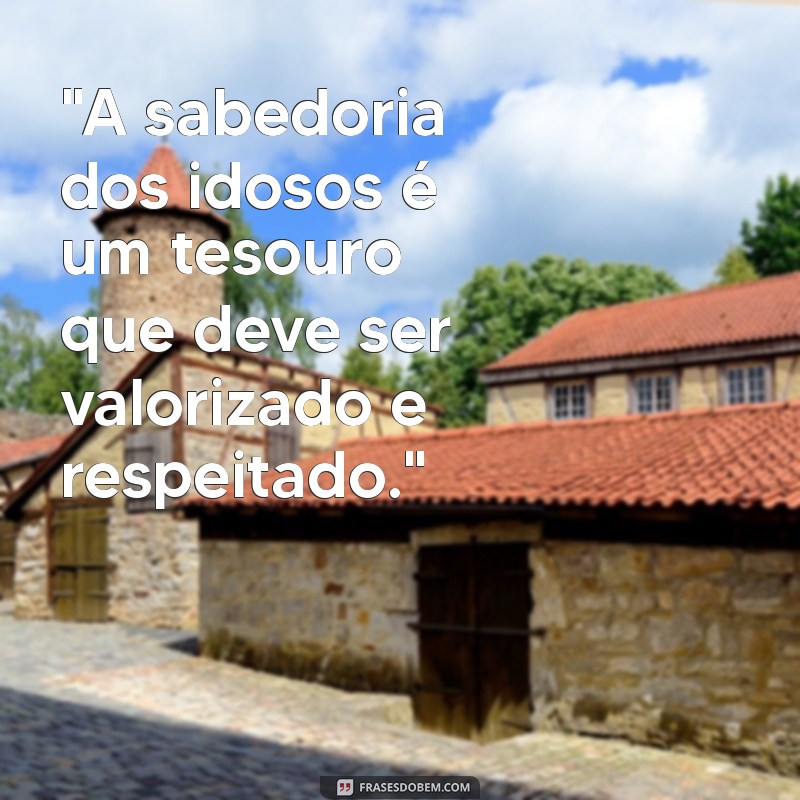 frases sobre idoso 