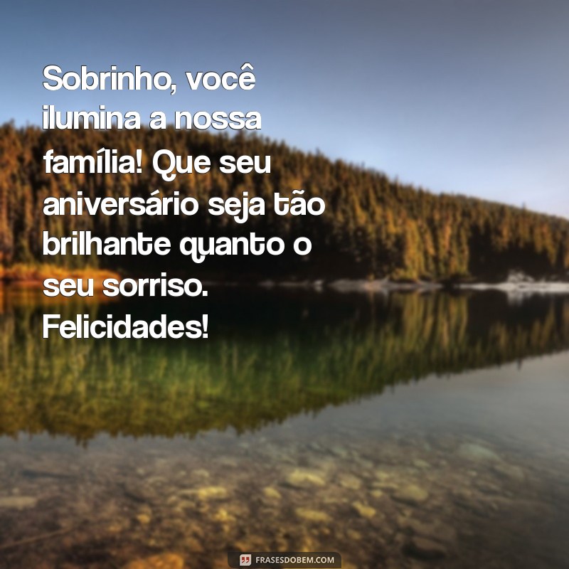 Mensagens Emocionantes para Aniversário do Sobrinho Querido: Celebre com Amor! 