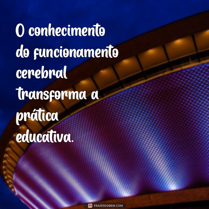 Frases Inspiradoras sobre Neuropsicopedagogia: Reflexões para Educadores e Alunos 