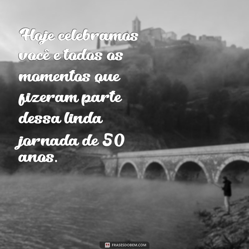 50 Anos de Memórias: Texto de Homenagem para Celebrar uma Vida 