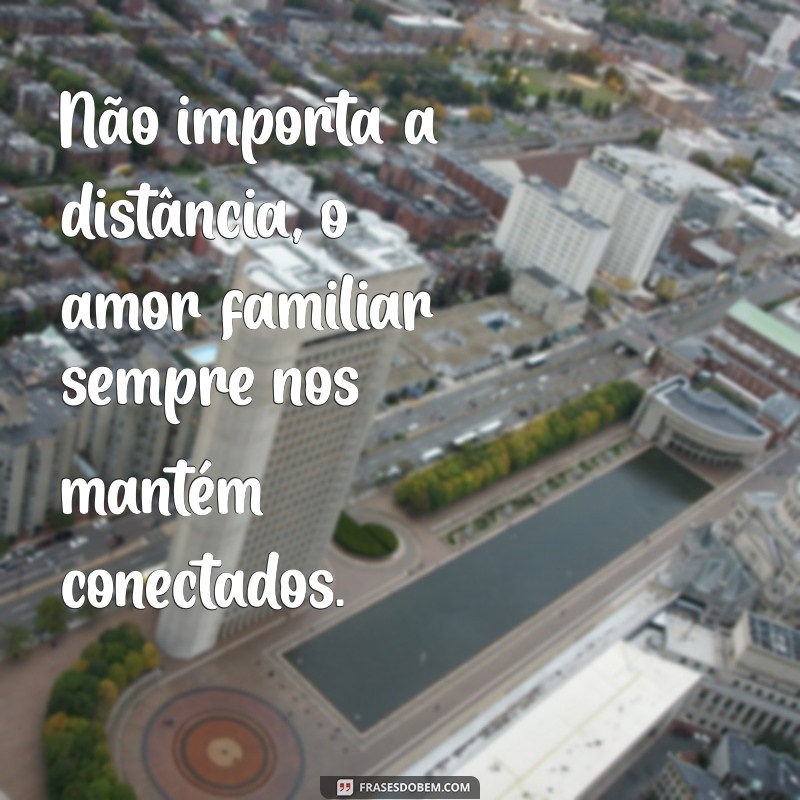 Frases Inspiradoras sobre o Amor e a União Familiar 