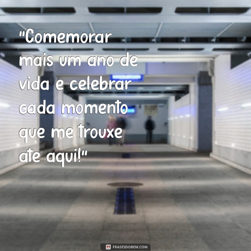 frases de foto de aniversário 