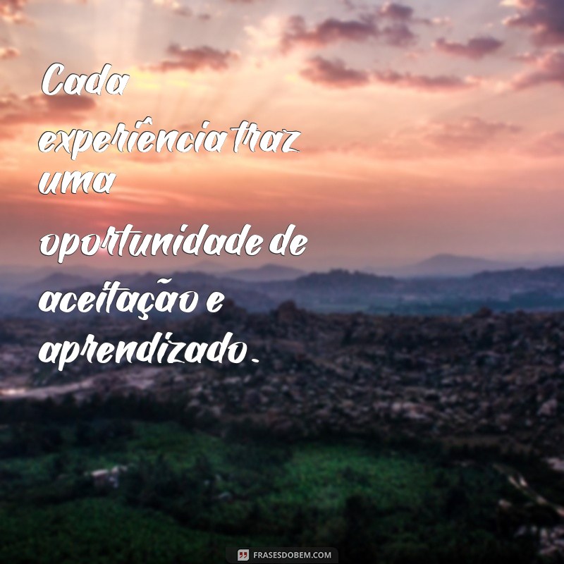 Frases Inspiradoras de Aceitação para Transformar sua Perspectiva 