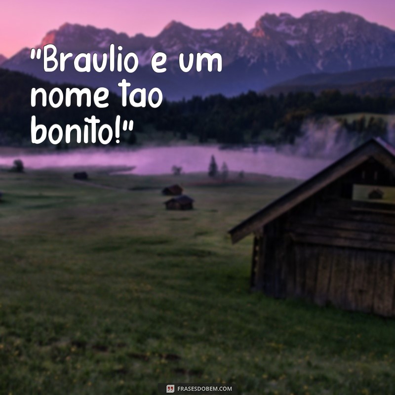 frases bráulio 