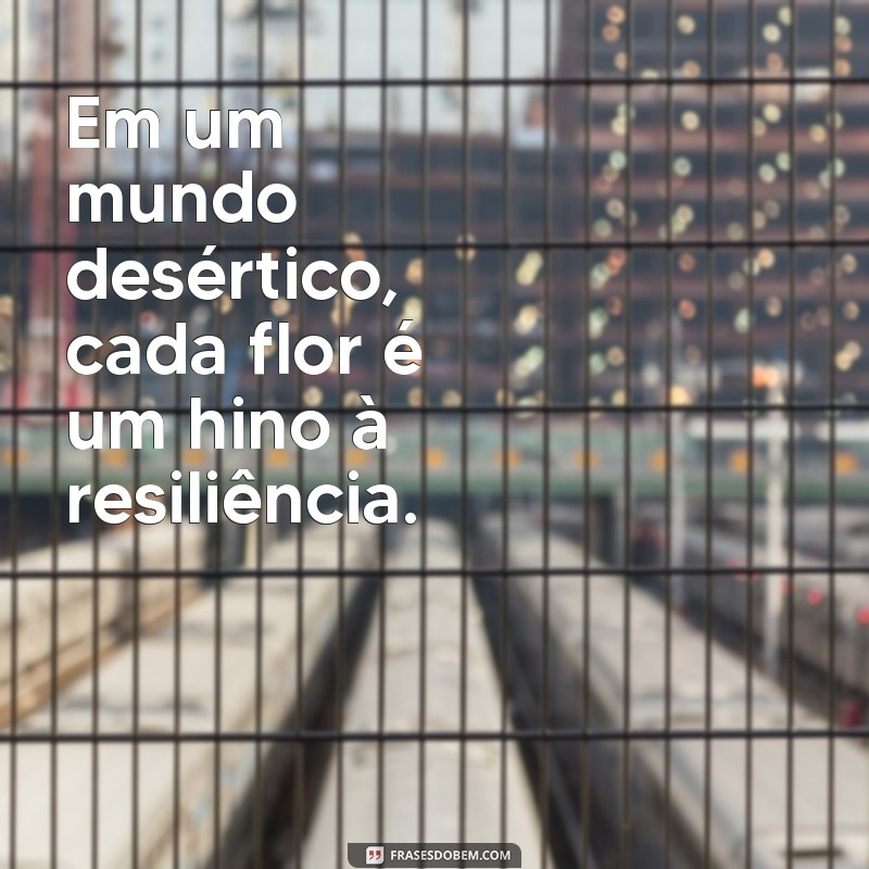 Florescer no Deserto: Frases Inspiradoras para Superar Desafios 