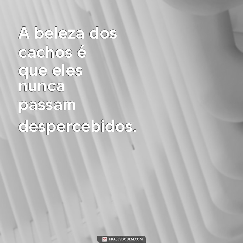 Frases Inspiradoras para Acompanhar Suas Fotos de Cabelo Cacheado 