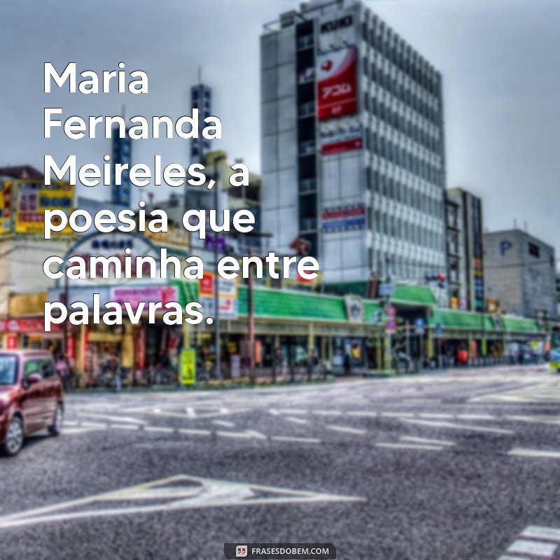 maria fernanda meireles Maria Fernanda Meireles, a poesia que caminha entre palavras.