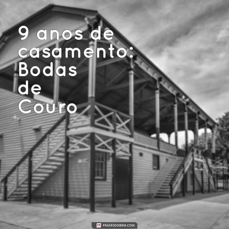 9 anos de casamento bodas de que 9 anos de casamento: Bodas de Couro