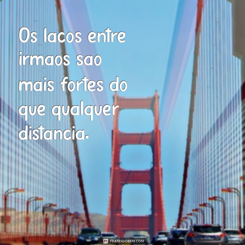 Frases Inspiradoras para Celebrar o Amor entre Irmãos 