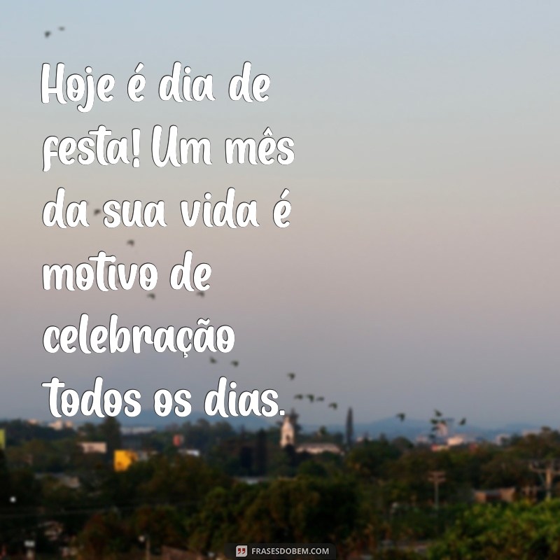 Celebrando o Primeiro Mês de Vida da Menina: Dicas e Ideias para um Mesversário Inesquecível 