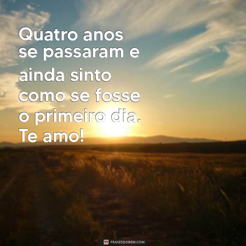 Celebrando 4 Anos de Casamento: Mensagens e Frases Inspiradoras para Comemorar o Amor 