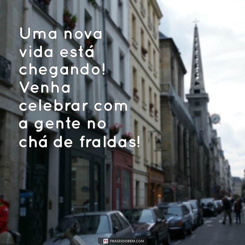 Convite Criativo para Chá de Fraldas: Dicas e Modelos Incríveis 