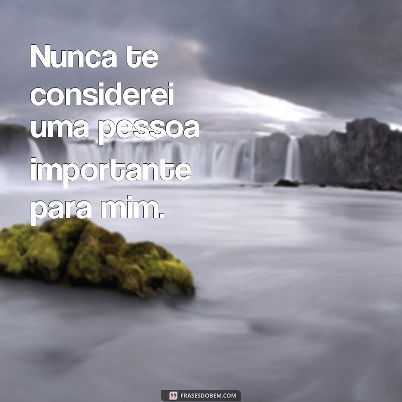 Descubra as melhores frases de desconsideração para expressar suas emoções 