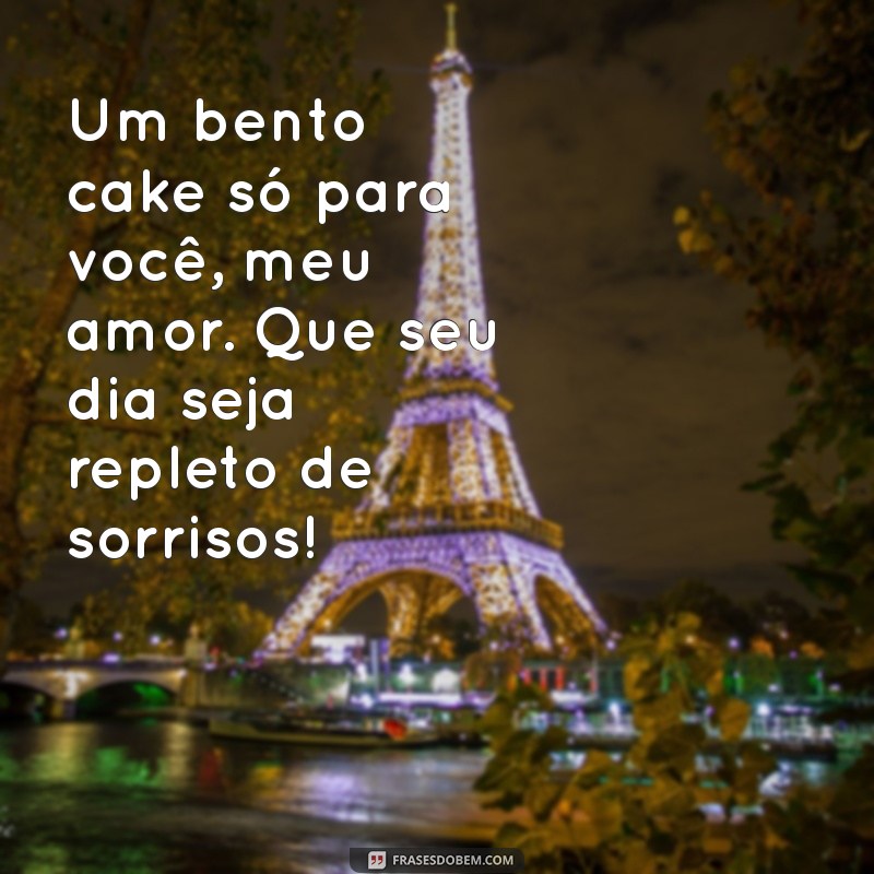 Delicioso Bento Cake para Surpreender seu Marido no Aniversário 