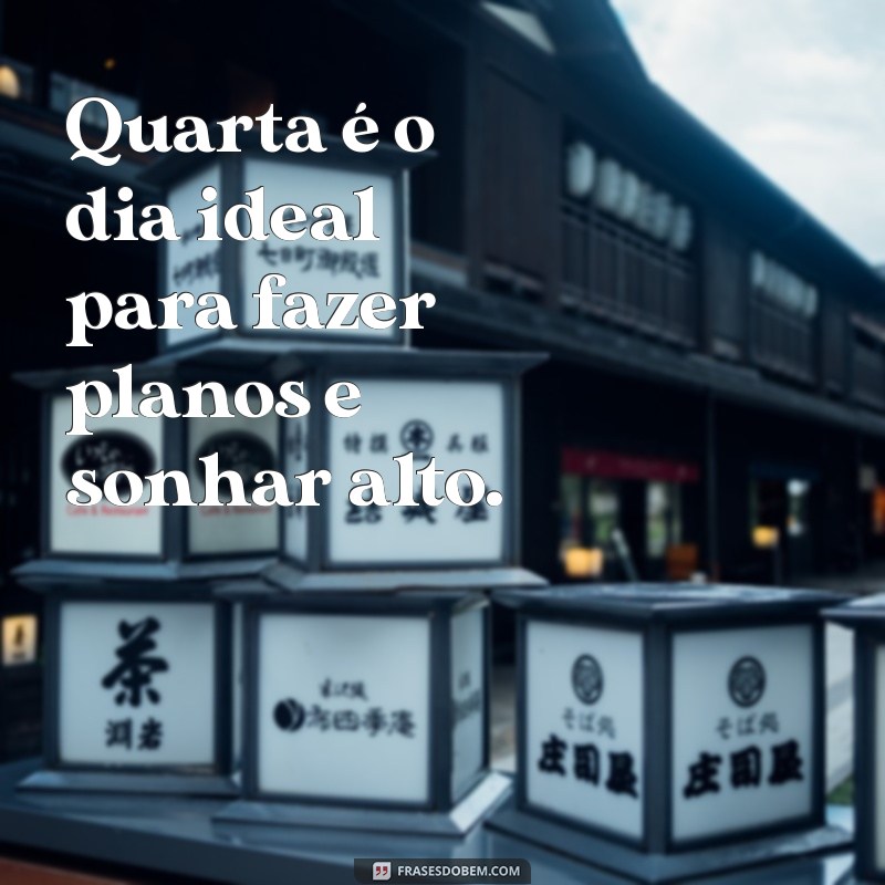 Frases Inspiradoras para Quarta-Feira: Comece o Meio da Semana com Positividade 