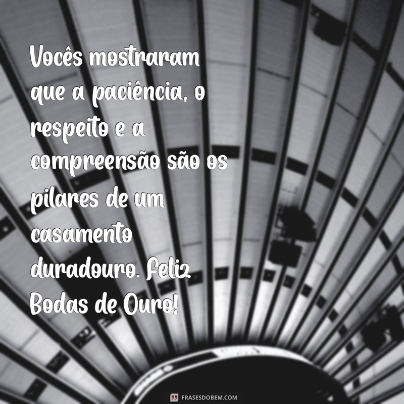 Mensagens Emocionantes para Celebrar as Bodas de Ouro dos Pais 